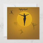 ミスティークエレガントダンス 招待状 (正面)