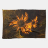 ミスティークガーデン抽象芸術アートキッチンタオル キッチンタオル (横)