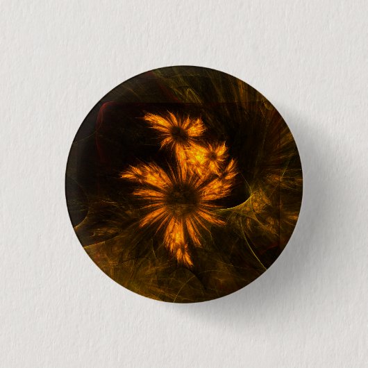 ミスティークガーデン抽象芸術アートボタン(丸) 缶バッジ (正面)