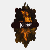 ミスティークガーデン抽象芸術アート オーナメントカード (右)