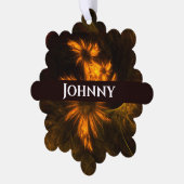 ミスティークガーデン抽象芸術アート オーナメントカード (左)