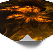 ミスティークガーデン抽象芸術アート ポスター (角)