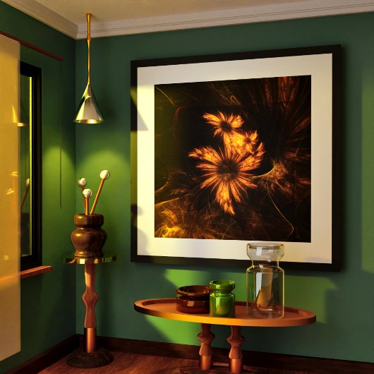 ミスティークガーデン抽象芸術アート ポスター