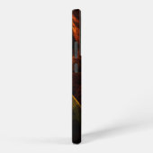 ミスティークジャングルモダン抽象フラクタルアート SAMSUNG GALAXYケース (右側面)