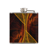 ミスティークジャングル抽象芸術アート フラスク (裏面)