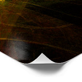 ミスティークジャングル抽象芸術アート ポスター (コーナー)