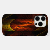 ミスティークジャングル抽象芸術アート Case-Mate iPhoneケース (裏面 (横))