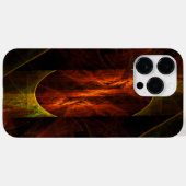 ミスティークジャングル抽象芸術アート Case-Mate iPhoneケース (裏面 (横))