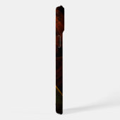 ミスティークジャングル抽象芸術アート iPhoneケース (右側面)