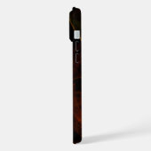 ミスティークジャングル抽象芸術アート iPhoneケース (左側面)