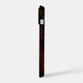 ミスティークジャングル抽象芸術アート iPhone 15ケース (左側面)
