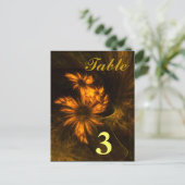 ミスティーク庭園テーブル番号葉書 ポストカード (スタンド正面)