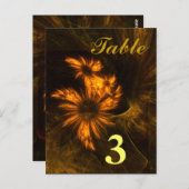 ミスティーク庭園テーブル番号葉書 ポストカード (正面/裏面)