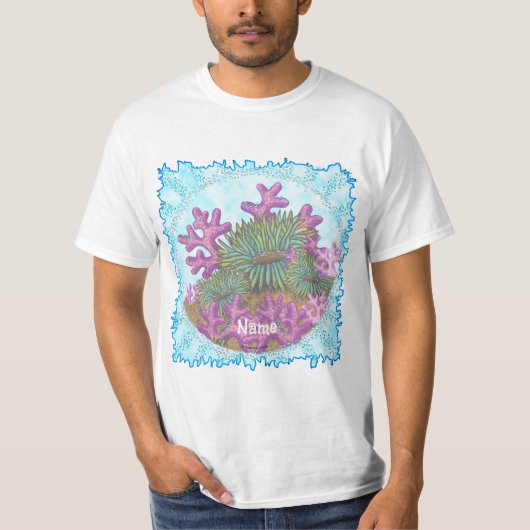 ミスティーシーコーラル 貝殻 Tシャツ (正面)