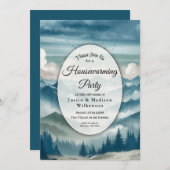 ミスティーパインズのエコー引っ越し祝いパーティーパーティー 招待状 (正面/裏面)