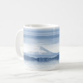 ミスティーピークス - 水彩山岳風景 コーヒーマグカップ (正面左)