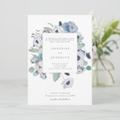 ミスティーブルーズ結婚式招待状 招待状 (スタンド正面)