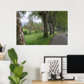 ミスティーモーニングインプロヴァンスプリント ポスター (ホームオフィス)