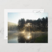 ミスティーモーニングサンライズアレゲーニー州パーク ポストカード (正面/裏面)