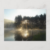 ミスティーモーニングサンライズアレゲーニー州パーク ポストカード (正面)