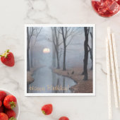 ミスティーモーニングハッピーバースデー スタンダードランチョンナプキン (インサイチュ)