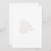 ミスティーローズ、 フラッシュマホガニー、 デコラティブデザイン シーズンカード (正面/裏面)