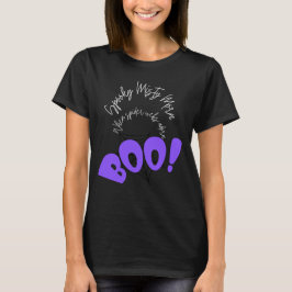 ミスティ不気味ーモーン – BOO!ハロウィン Tシャツ
