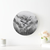 ミスティ九寨溝：ユネスコの伝統中国。 ラージ壁時計 (ホーム)