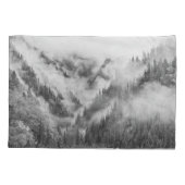 ミスティ九寨溝：ユネスコの伝統中国。 枕カバー (裏面)