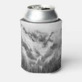 ミスティ九寨溝：ユネスコの伝統中国。 缶クーラー (缶裏面)