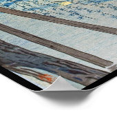 ミスティ夕べで東京笠松市不忍池 ポスター (角)