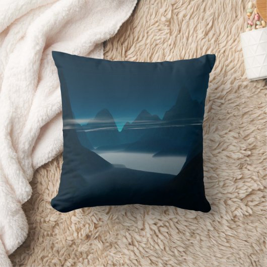 ミスティ山 クッション (ブランケット)