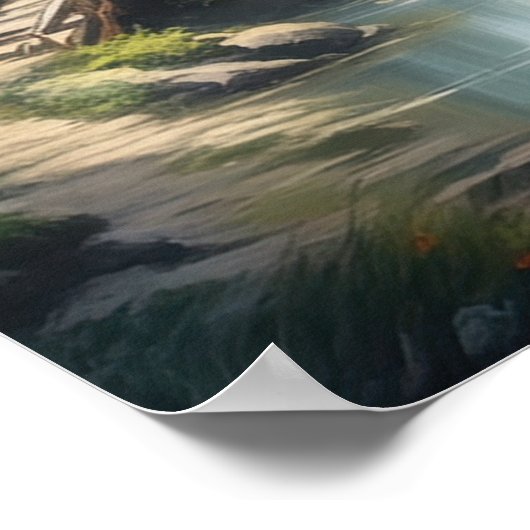 ミスティ日本のバレーの村 ポスター (角)