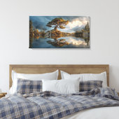 ミスティ春 キャンバスプリント (インサイチュ (寝室))