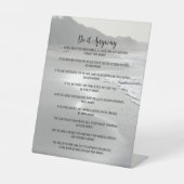 ミスティ海ビーチやっぱ 台座サイン (正面)