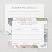 ミスティ湖 |ラブリーソフトほこりっぽいフローラレシピカード ポストカード (正面/裏面)