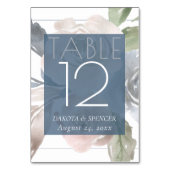 ミスティ湖 |ラブリーソフトダスティハウ石板フローラ テーブルナンバー (裏面)