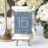 ミスティ湖 |ラブリーソフトダスティハウ石板フローラ テーブルナンバー