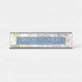 ミスティ湖 |ラブリーソフトダスティフローラカスタム デスクネームプレート (正面)