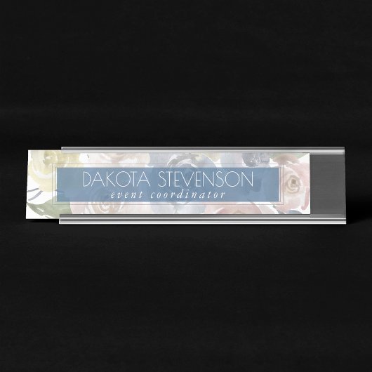 ミスティ湖 |ラブリーソフトダスティフローラカスタム デスクネームプレート