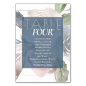 ミスティ湖 | ラブリーソフトダスティフローラゲスト名 テーブルナンバー (正面)