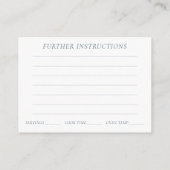 ミスティ湖 |素敵なソフトダスティレシピカード エンクロージャーカード (裏面)