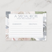 ミスティ湖 |素敵なソフトダスティレシピカード エンクロージャーカード (正面)