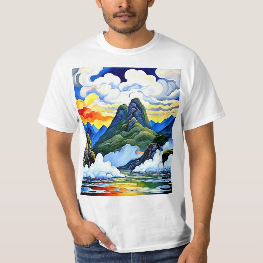 ミスティ湖 Tシャツ (正面)
