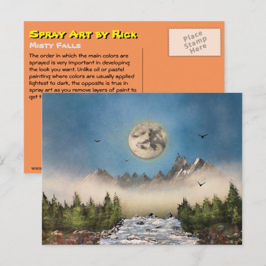 ミスティ滝 ポストカード (正面/裏面)