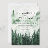 ミスティ素朴フォレ結婚スト 招待状 (正面)