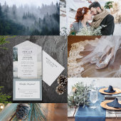 ミスティ素朴マウンテンレイクウォーター色 ワインラベル