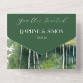 ミスティ結婚マウンテン オールインワン招待状 (裏面)