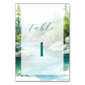 ミスティ結婚マウンテン テーブルナンバー (裏面)