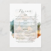 ミスティ結婚マウンテン メニュー (正面)